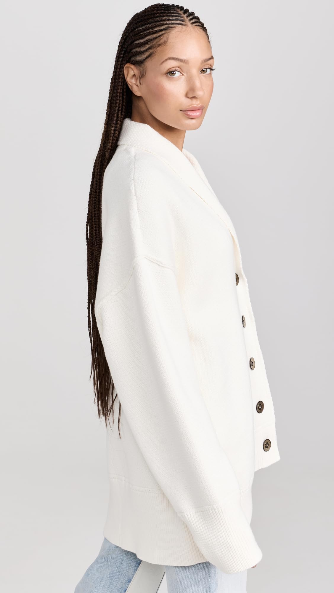 Free People Women's Chamomile Cardigan - Soft Long Sleeve Open Front Knit Sweater for Fall & Winter | Perfect for Layering, Office Wear, and Casual Outfits