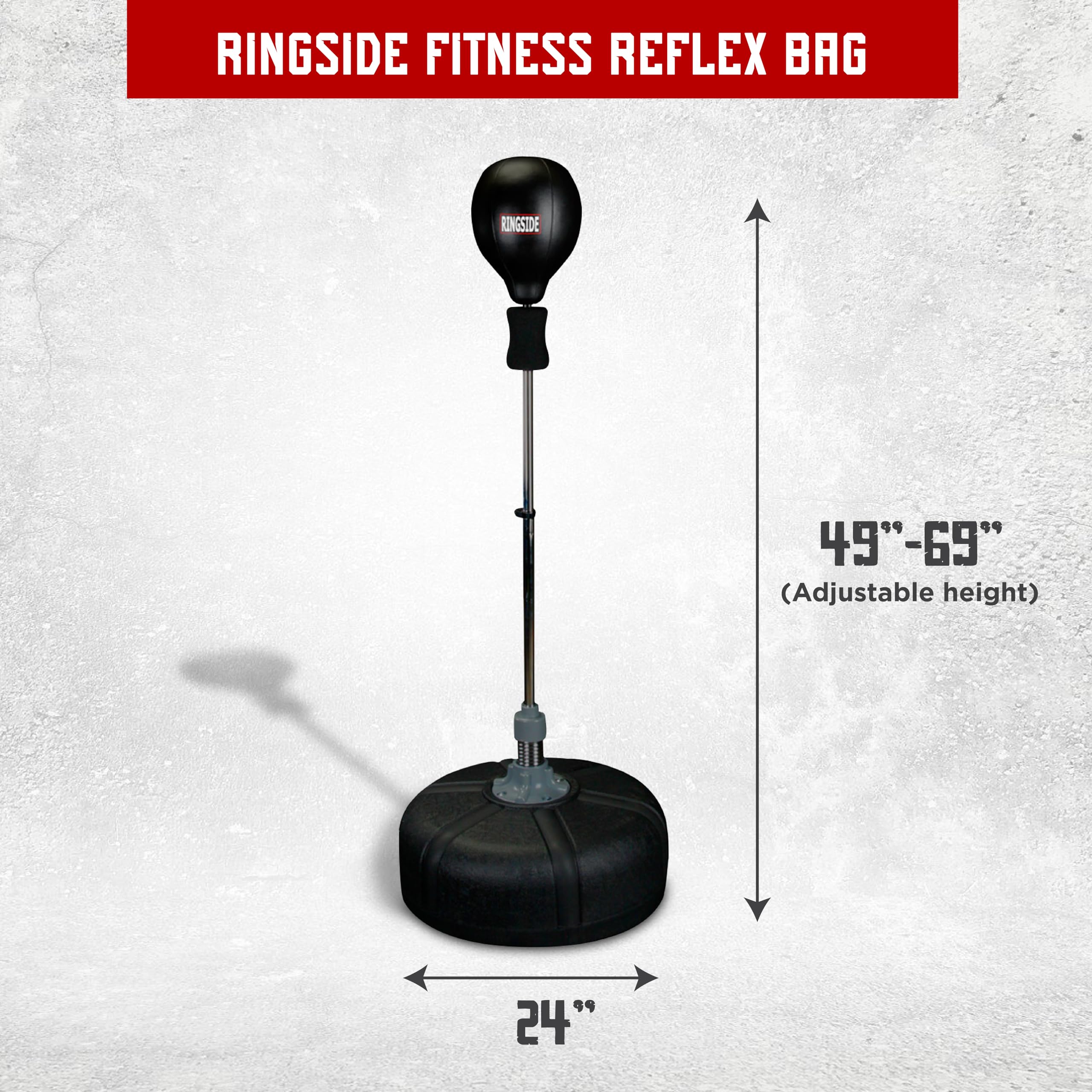 Ringside Fitness Reflex Bag - Boxing Training Equipment for Speed & Reflex - Perfect for Home Gym, MMA, and Kickboxing Workouts
