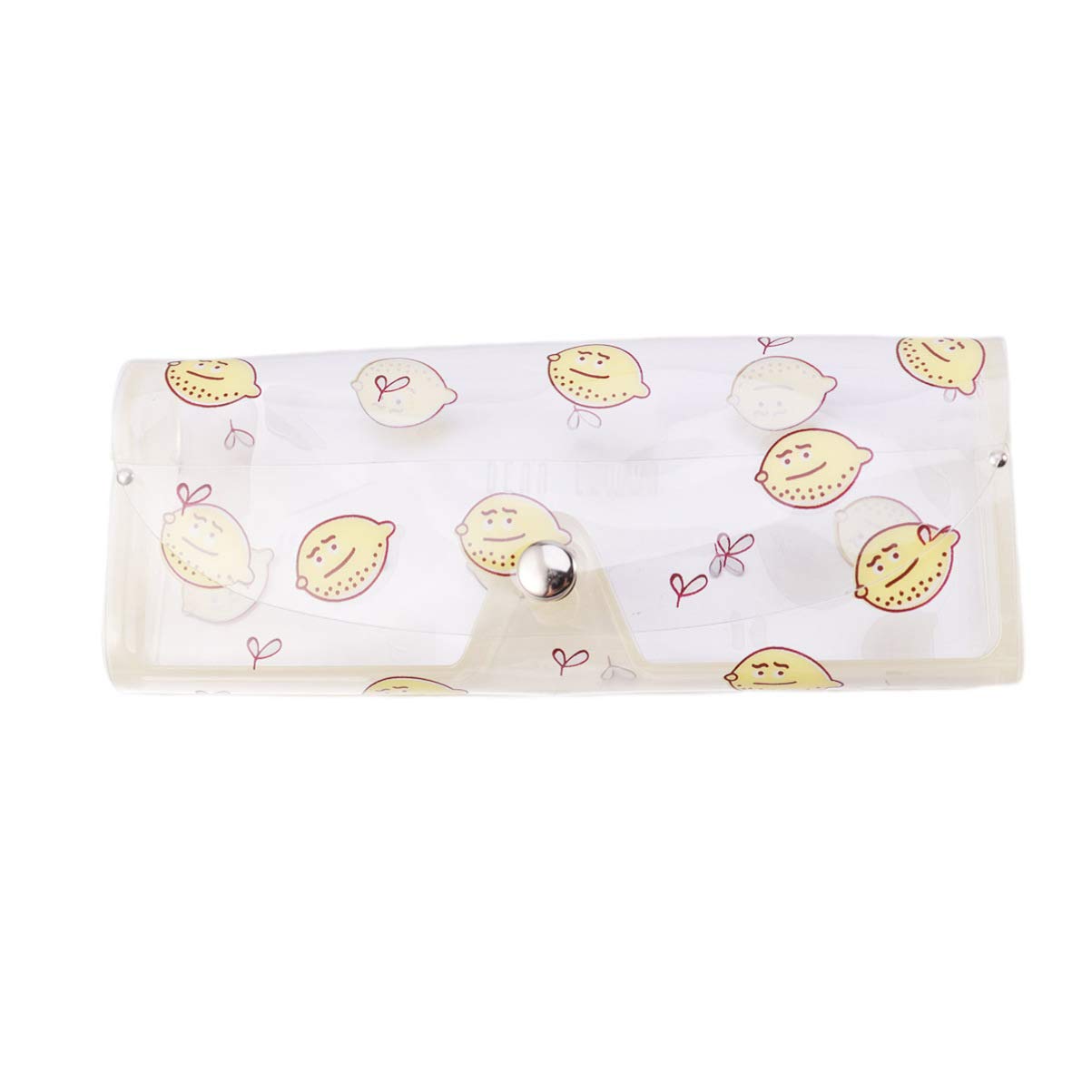 Cabilock Clear Plastic Sunglasses Case - Sports & Outdoor Eyewear Protector (Lemon) for Travel