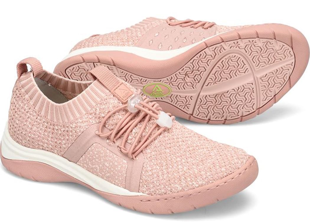 Nurse Mates Align Women's Torri Comfortable Work Shoes - Medium Width 7.5 Rose Pink - Perfect for Nurses, Healthcare Workers & Long Shifts