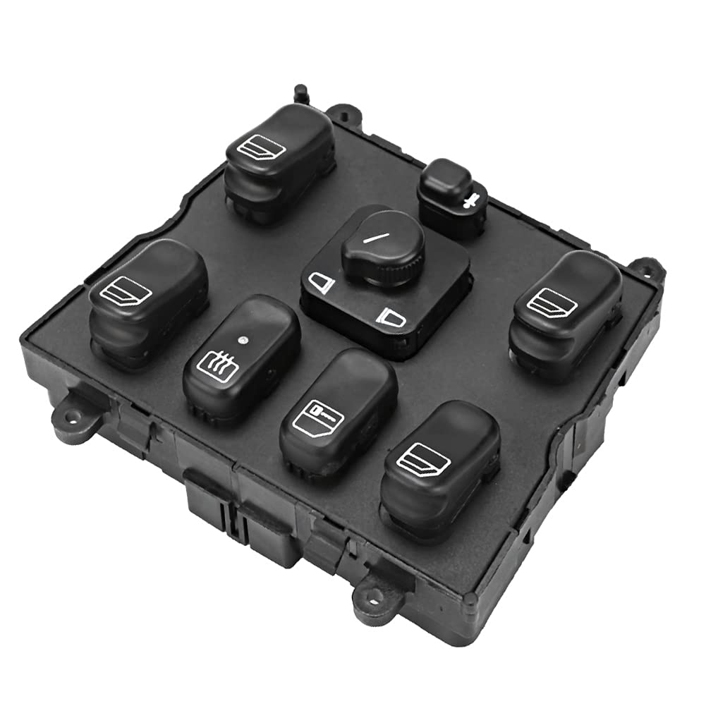 Power Window Master Switch Replacement A1638206610 - Compatible with W163 ML320 - Electric Window Control Switch for Smooth Operation - Perfect for Car Window Repair & Maintenance