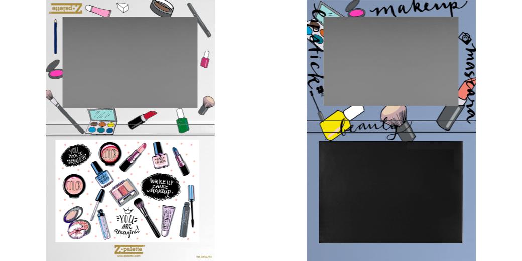 Custom Extra Large Z Palette - Magnetic Makeup Palette for Eyeshadows & Blush - Perfect for Travel & Professional Makeup Artists