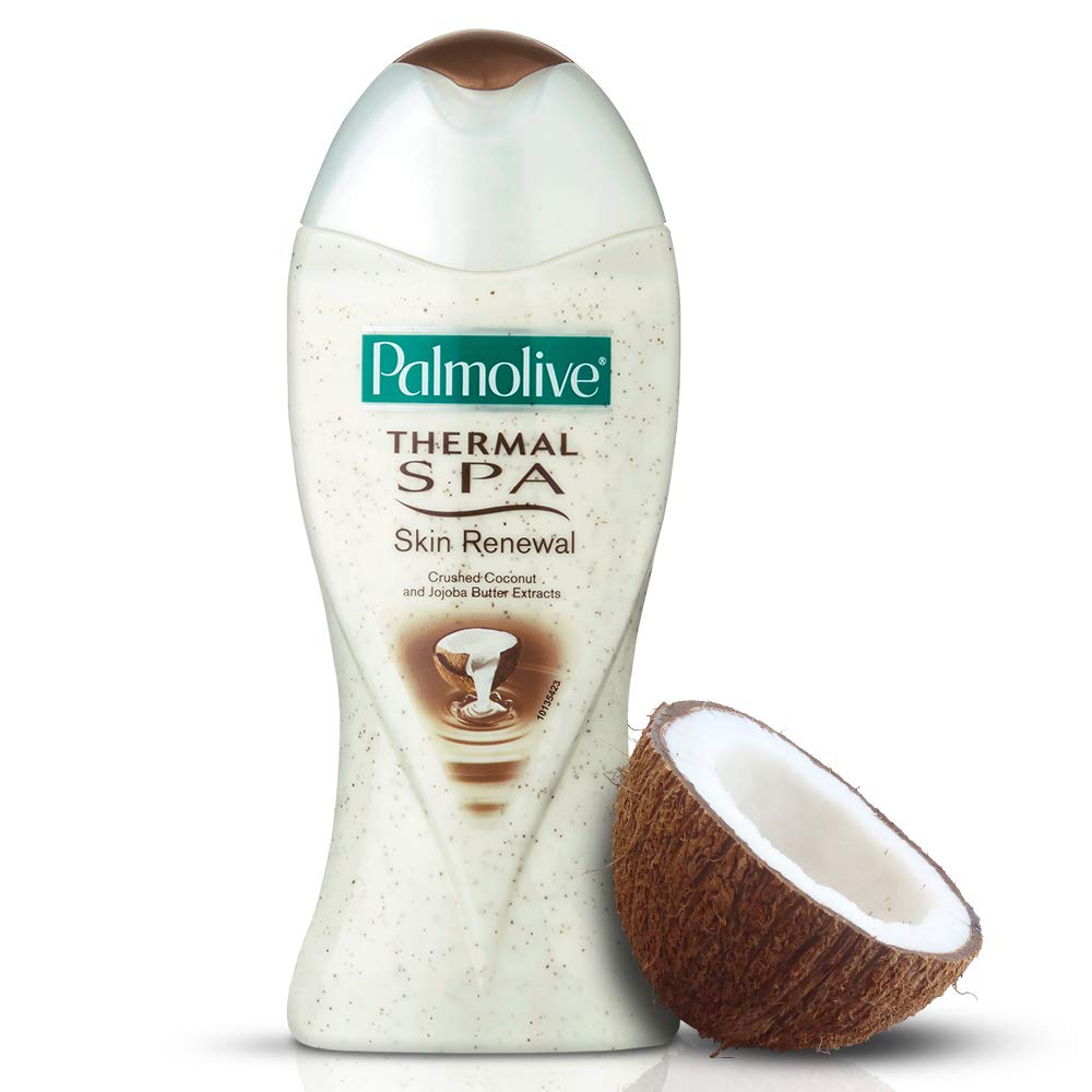 Palmolive Body Wash Aroma Absolute Relax Shower Gel 750ml Pump & Coconut Joy Body Wash 250ml Bottle - Crème Exfoliator with Apricot Seeds & Jojoba Butter - Perfect for Spa Day, Relaxation & Moisturizing Skin Care