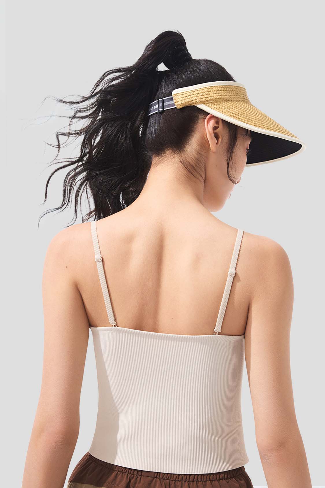 Guji Wide Brim Women's Sun Visor Hat UPF50+ for Outdoor Activities - Beach, Golf, Hiking & Gardening (BM569)