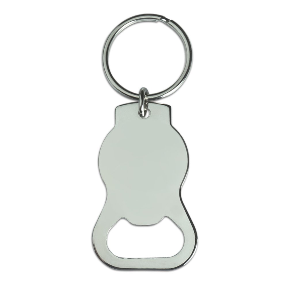 Pixel Super Bernie Sanders with Birds and Fire Keychain - Bottle Cap Opener for Beer, Camping, and Outdoor Adventures