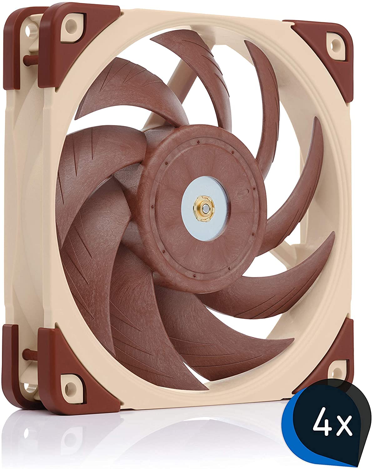 Noctua 480mm AIO Liquid Cooler Upgrade Kit with 4X NF-A12x25 PWM 120mm Premium Fans & NT-H2 Thermal Paste - High Performance PC Cooling for Gaming Rigs, Workstations & Overclocking Systems