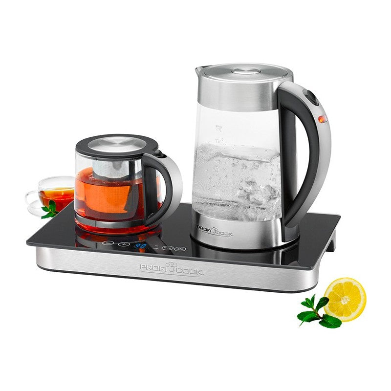 Proficook PC TKS 1056 Premium Tea and Coffee Station - Compact Countertop Brewer for Home & Office Use
