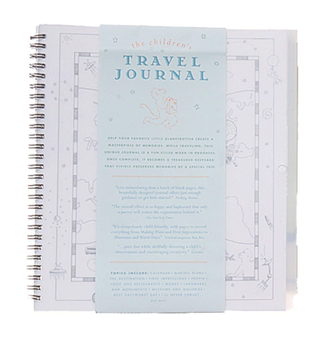 Kids Travel Journal - Fun & Educational Travel Diary for Children - Perfect for Family Vacations, Road Trips & Summer Adventures