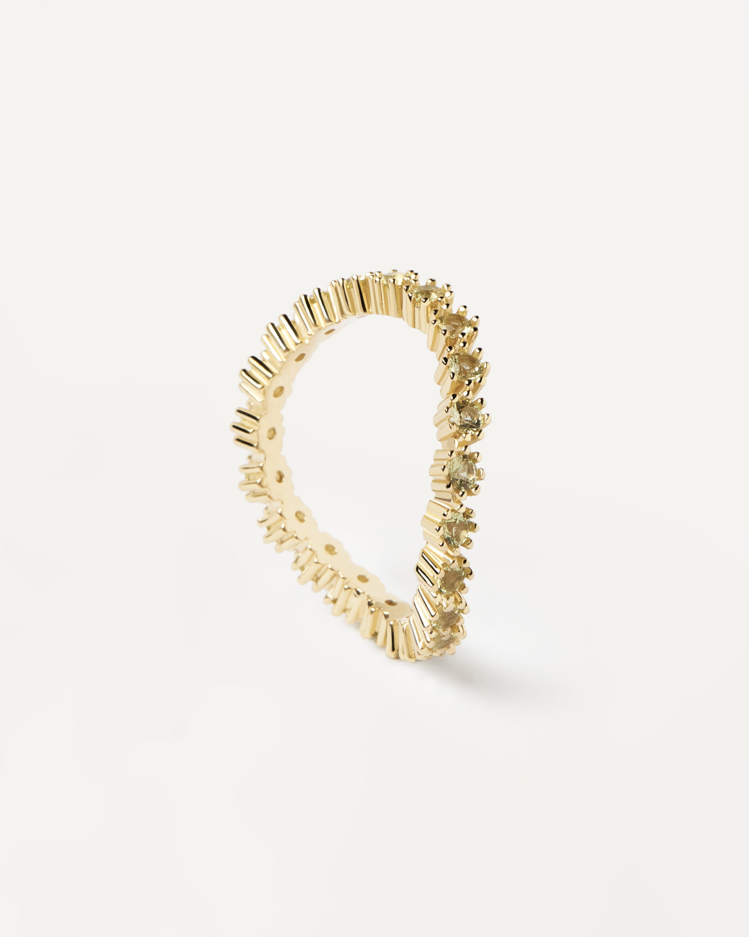 Green Tide Gold Ring for Women - Elegant 14K Solid Gold Ring for Everyday Wear, Gift Giving & Special Occasions
