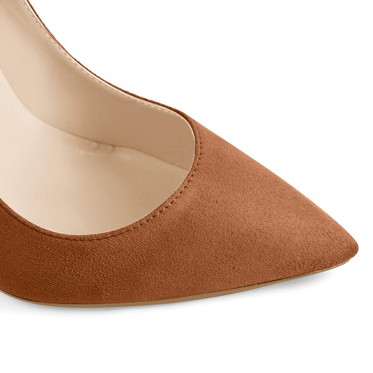 Richealnana Women's Classic Pointed Toe High Heel Pumps - 4.7 Inch Sexy Stiletto Heels for Office, Party & Special Occasions
