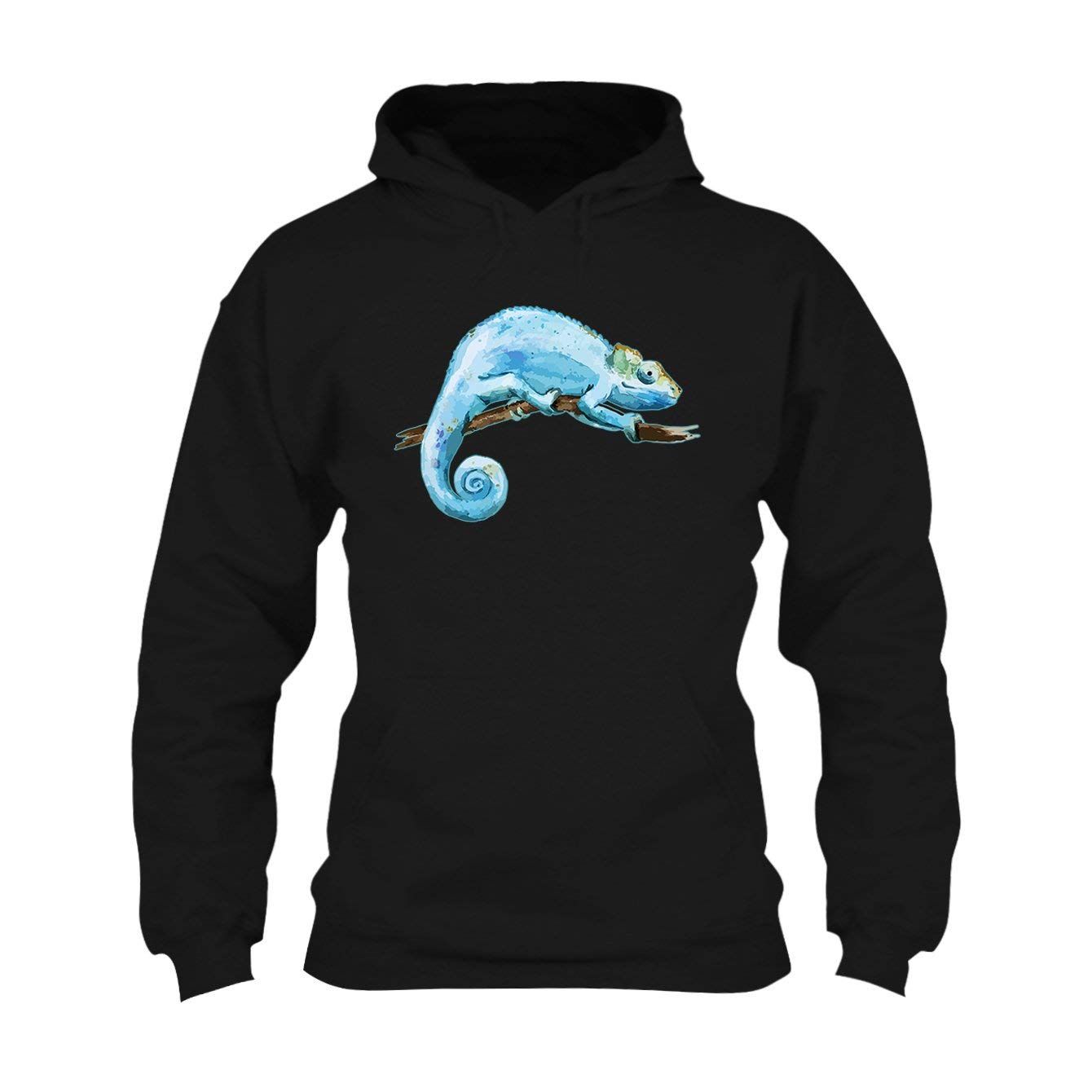 Love Chameleon Unisex Hooded Sweatshirt for Men & Women - Cozy Pullover Fleece Hoodie for Casual Wear, Street Style & Outdoor Activities