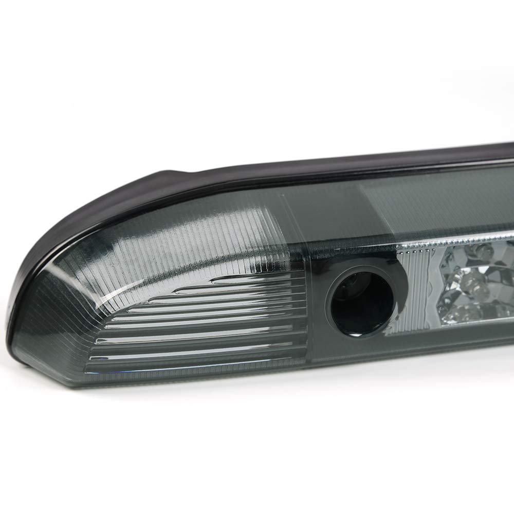 CHEDA Smoked Lens LED 3D Brake Light Bar - Compatible with 2001-2004 Nissan Frontier Pickup Truck, Clear Housing Cargo Lamp | Enhanced Visibility & Safety for Night Driving & Off-Road Adventures