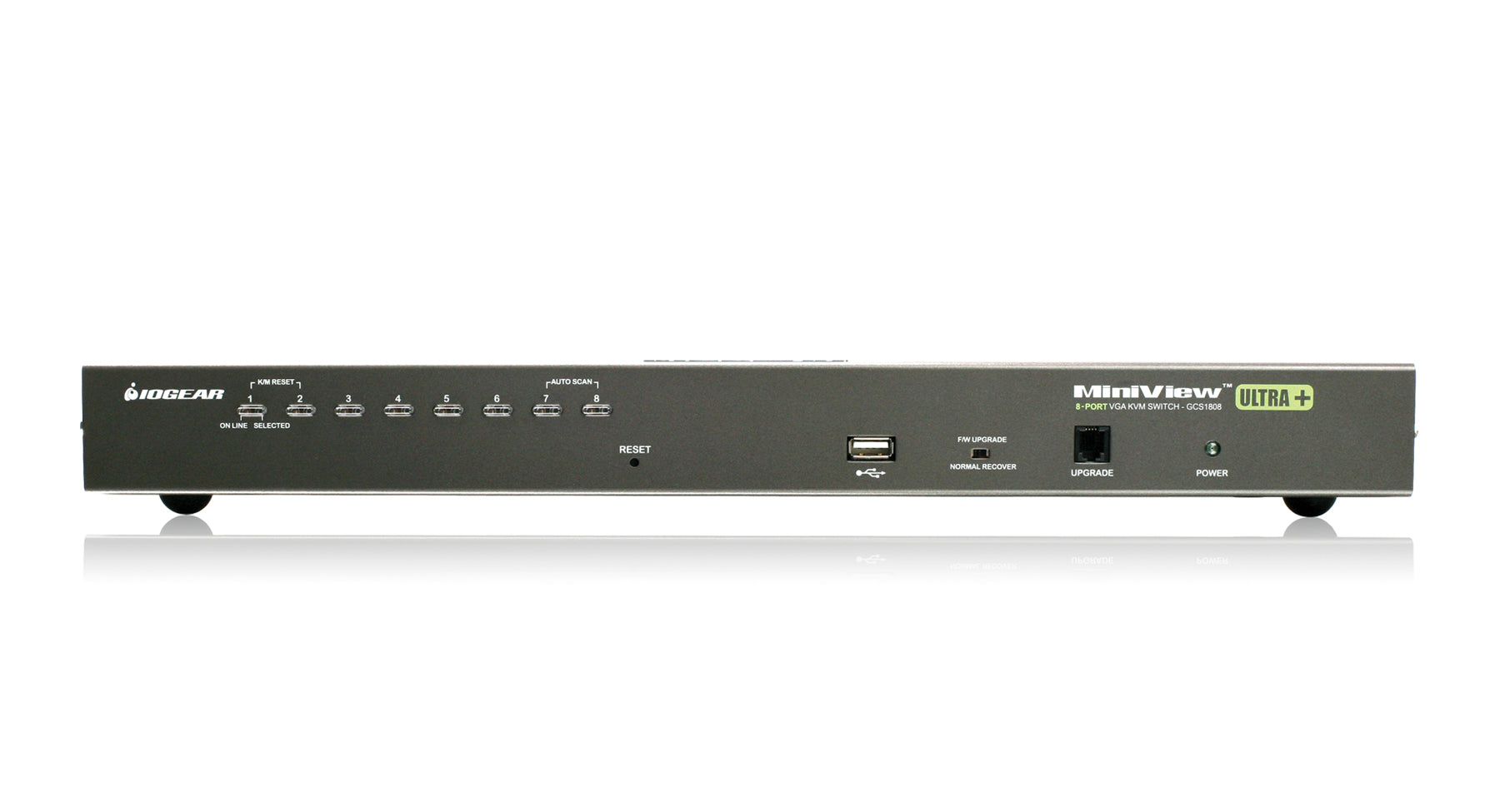 8 Port USB PS/2 Combo VGA KVM Switch with Cables - TAA Compliant - Ideal for Office, Data Center & Multi-Computer Management