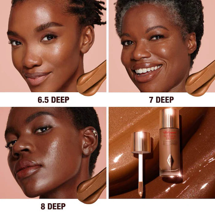 Charlotte Tilbury Hollywood Flawless Filter Radiant Glow Primer - Illuminating Face Base Makeup for Flawless Skin | Perfect for Red Carpet, Photoshoots & Everyday Glow