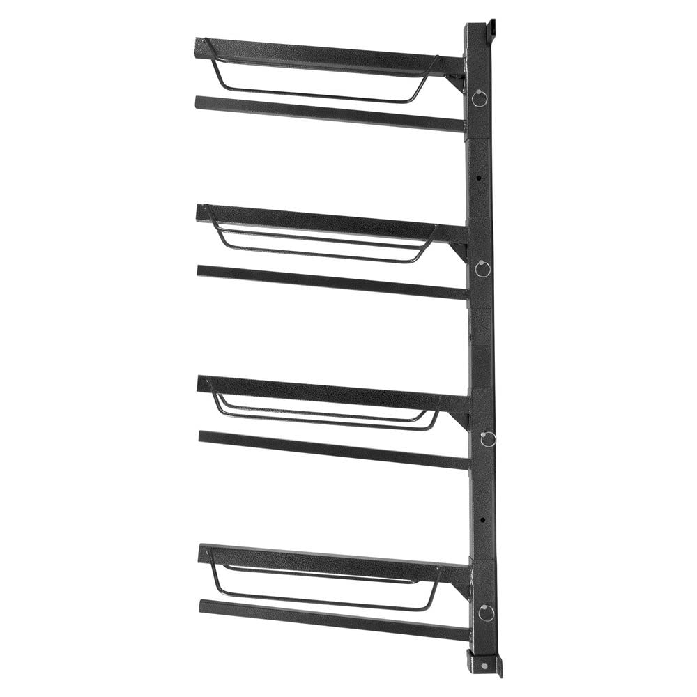 Premium Adjustable Saddle Rack with Pad Bars - Heavy Duty 4-Tier Horse Tack Organizer for Western & English Riding | Stable, Barn & Trailer Storage Solution