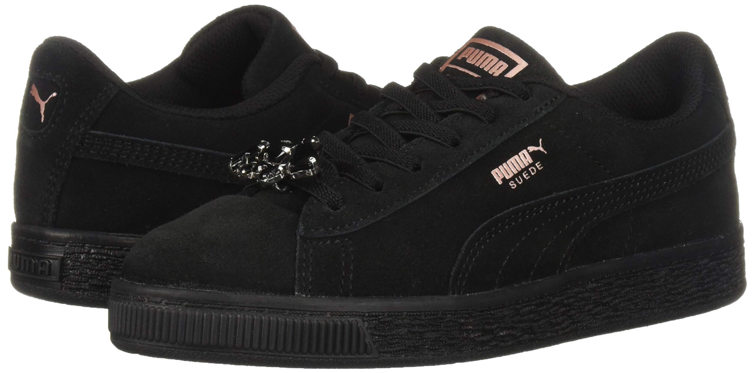 PUMA Unisex Kids Suede Jewel Sneakers - Lightweight Casual Shoes for Boys & Girls - Perfect for School, Playground & Everyday Wear