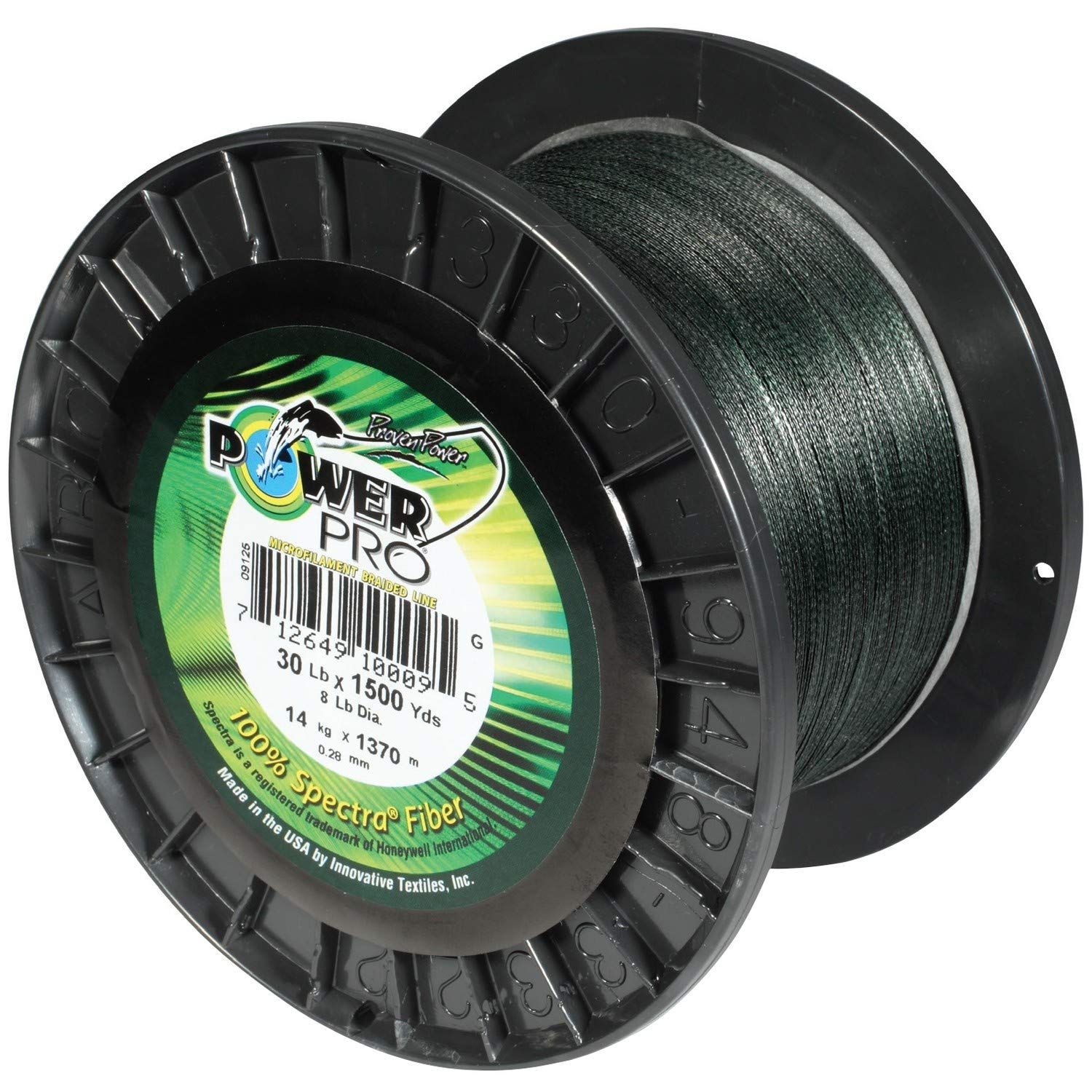 Power Pro Spectra Fiber Braided Fishing Line - High Strength, Low Stretch, Smooth Casting - Perfect for Saltwater, Freshwater, Bass, and Offshore Fishing