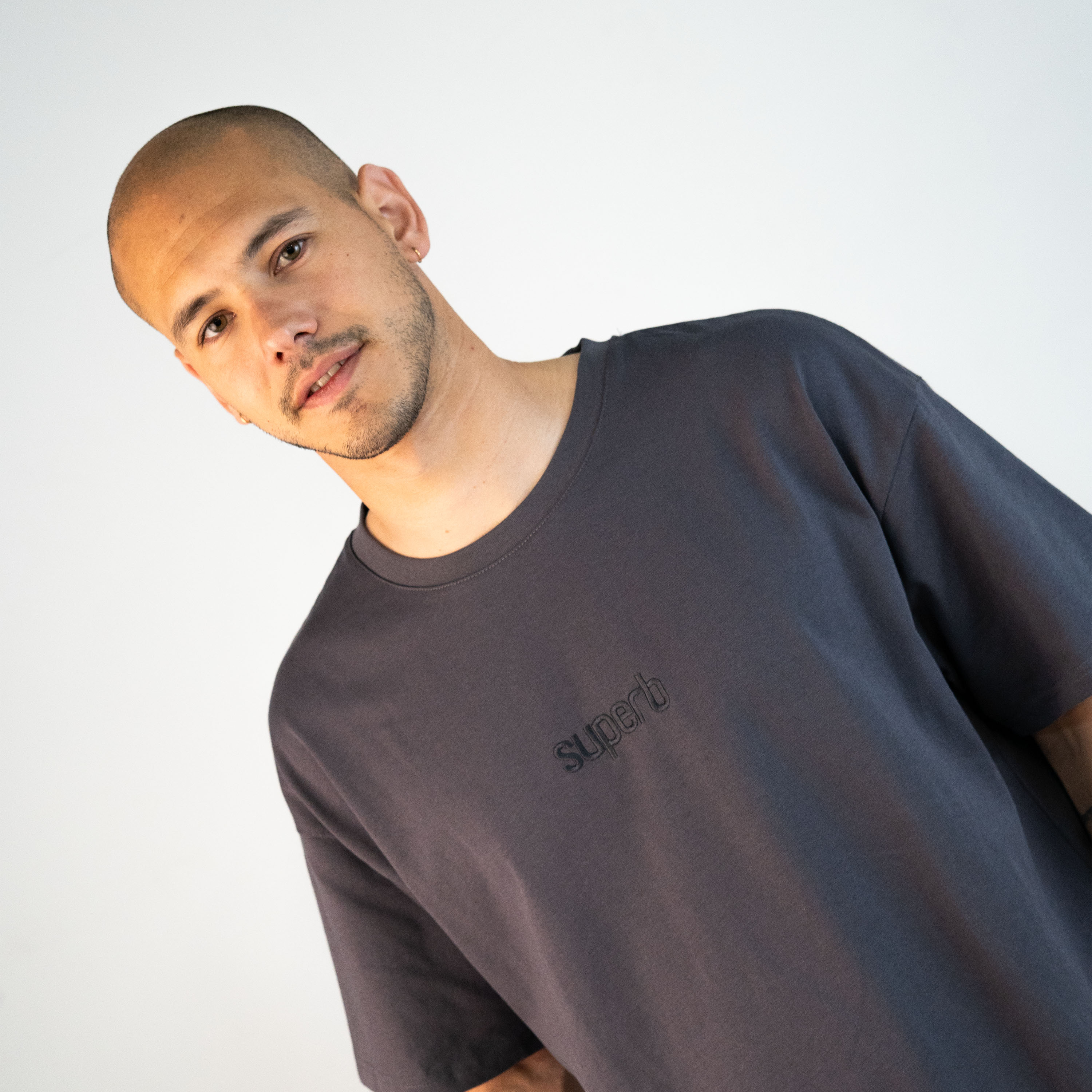 Essential Gunmetal T-Shirt for Men - Soft Cotton Comfort Fit Tee - Perfect for Casual Wear, Gym & Everyday Outfits