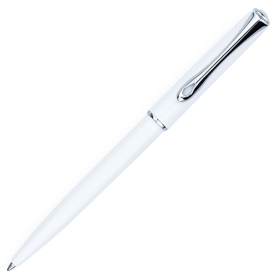 Diplomat Traveller Ballpoint Pen - Premium White Ballpoint Pen for Business, Office & Everyday Use - Elegant Writing Instrument for Professionals & Gift Giving