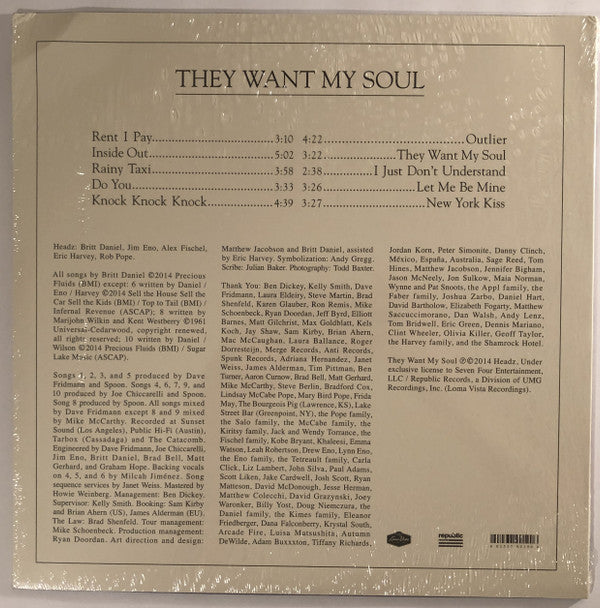 Spoon - They Want My Soul Vinyl LP Album (Limited Edition, Near Mint NM/M) - Perfect for Record Collectors & Music Enthusiasts
