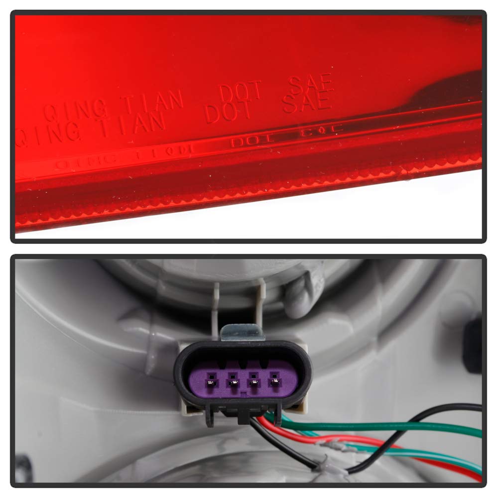 ACANII - OEM Style Tail Lights Brake Lamps Assembly Pair for 2010-2015 Chevy Equinox - Driver & Passenger Side Replacement - Perfect for Night Driving & Enhanced Safety