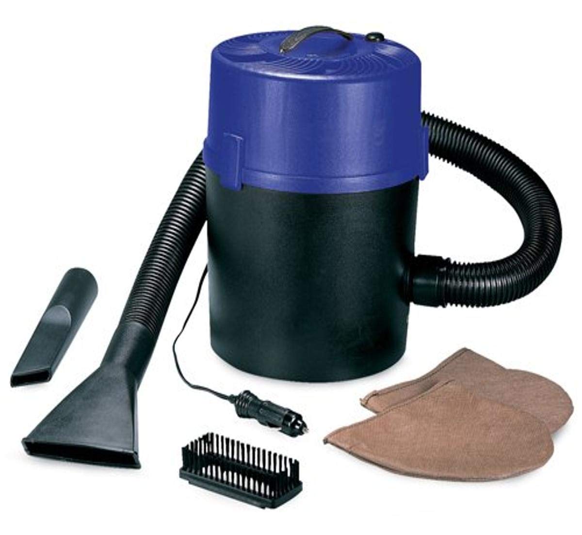 RoadPro RPSC-807 12V Portable Wet Dry Vacuum Cleaner - Car, RV & Home Use for Quick Spill Cleanup