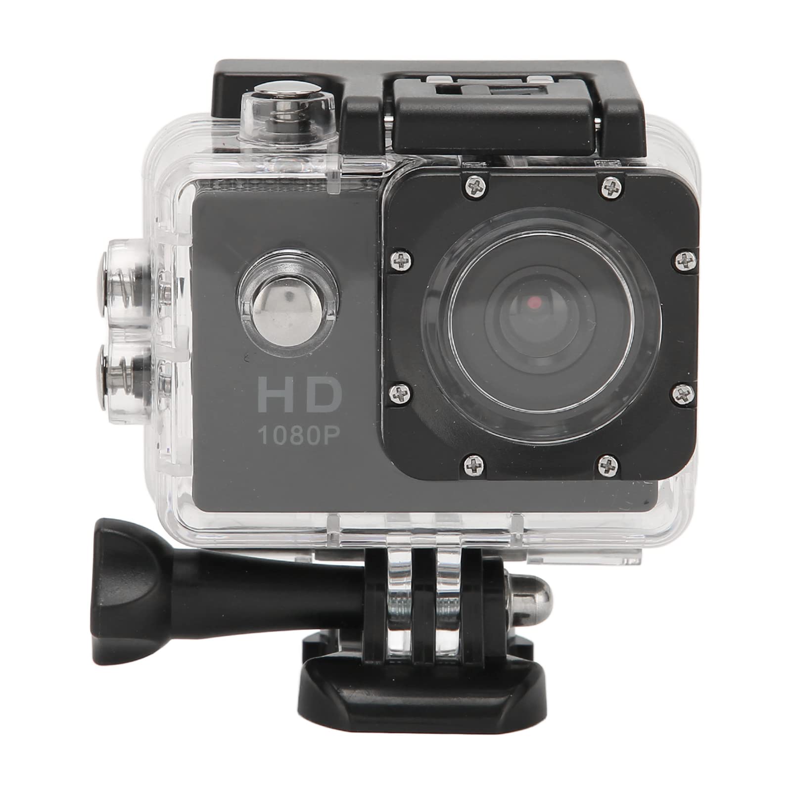 Lazmin112 1080P FHD 30FPS Action Camera with 140° Wide Angle, 131FT Waterproof Underwater Video Camera for Vlogging, Outdoor Sports, Helmets, Bikes & Cars - Perfect for Surfing, Skiing, Cycling & Adventure Travel
