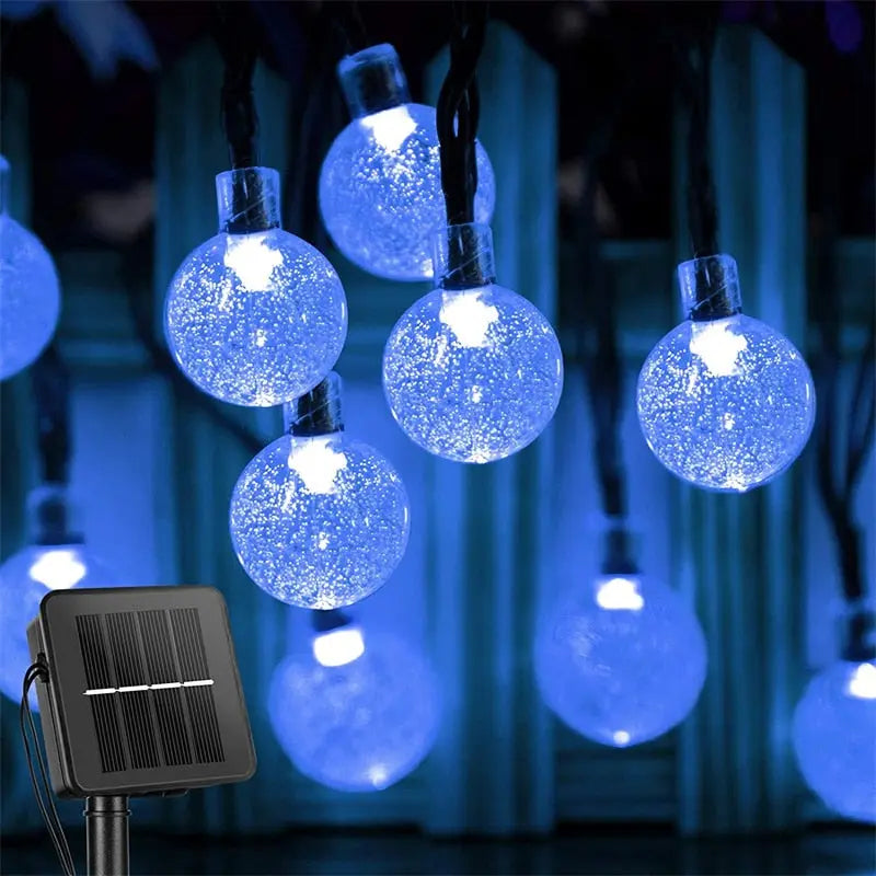Solar Powered Dimmable LED Outdoor String Lights - Waterproof Fairy Lights for Patio, Garden, Backyard, Wedding & Party Decor