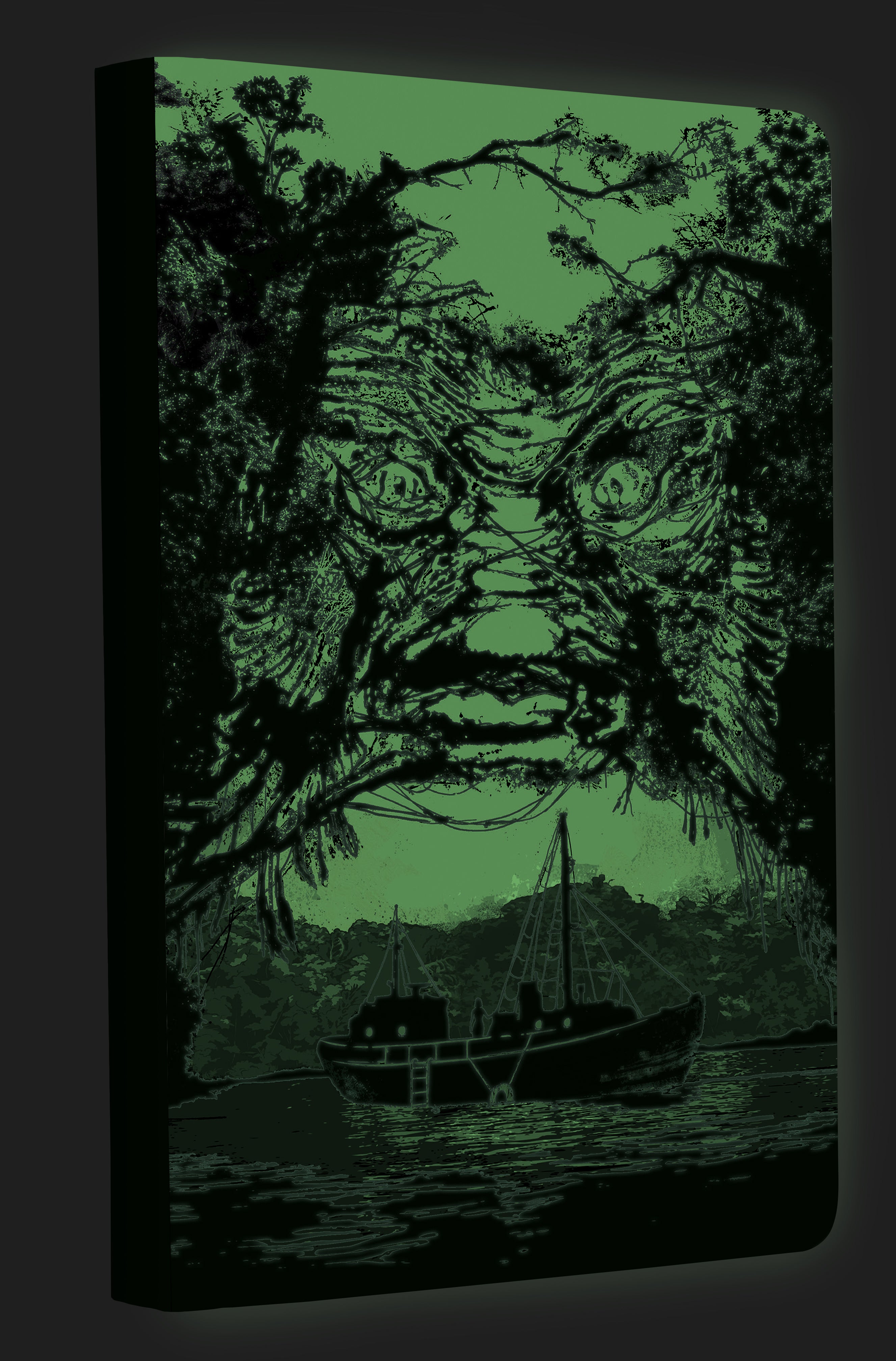 Universal Monsters: Creature from the Black Lagoon Glow in the Dark Notebook - Vintage Horror Writing Journal for Collectors & Fans, Perfect for Night Writing, Gift Ideas & Scary Story Inspiration