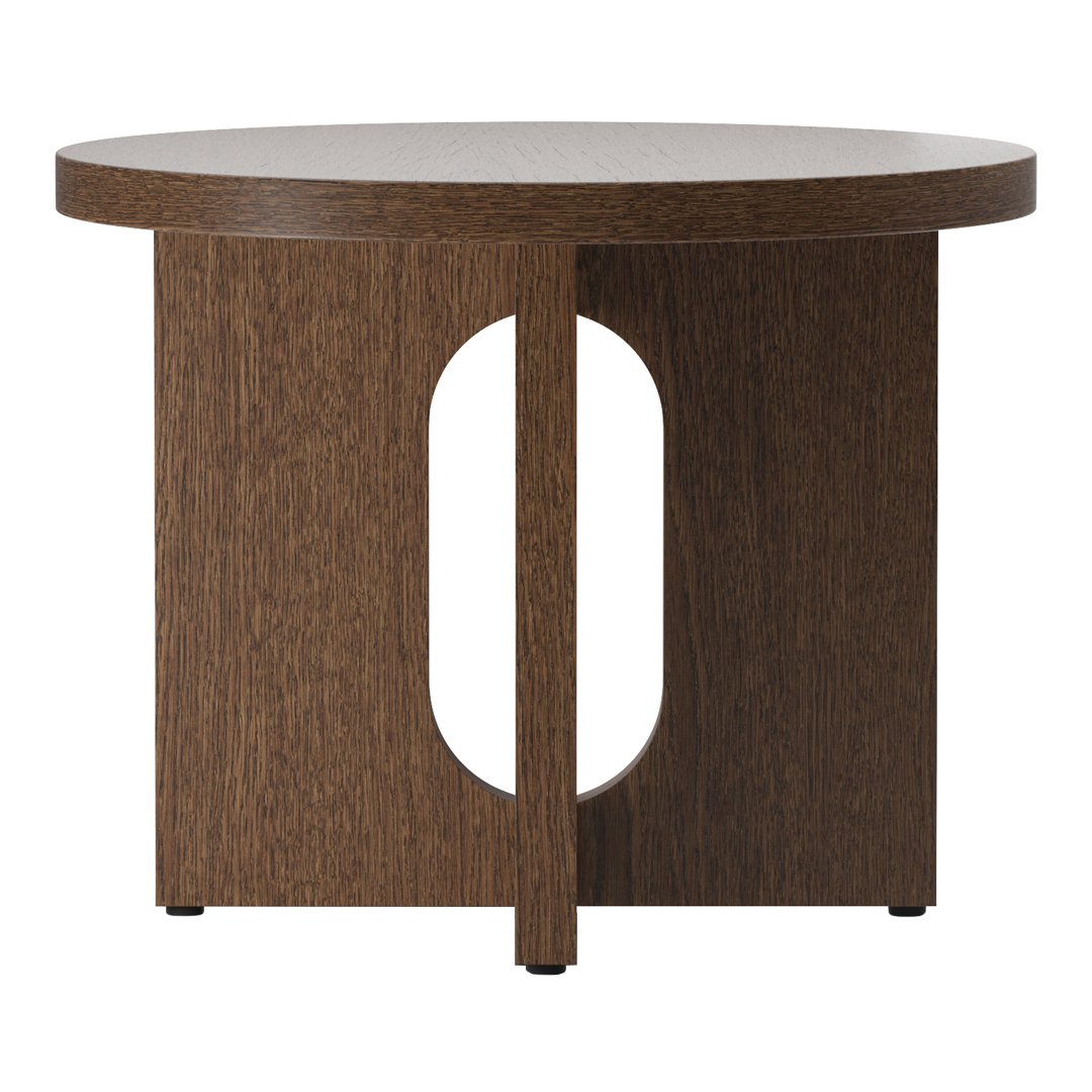 Modern Androgyne Side Table - Minimalist Nightstand, End Table for Living Room, Bedroom, or Office - Stylish Small Accent Table with Sturdy Metal Frame