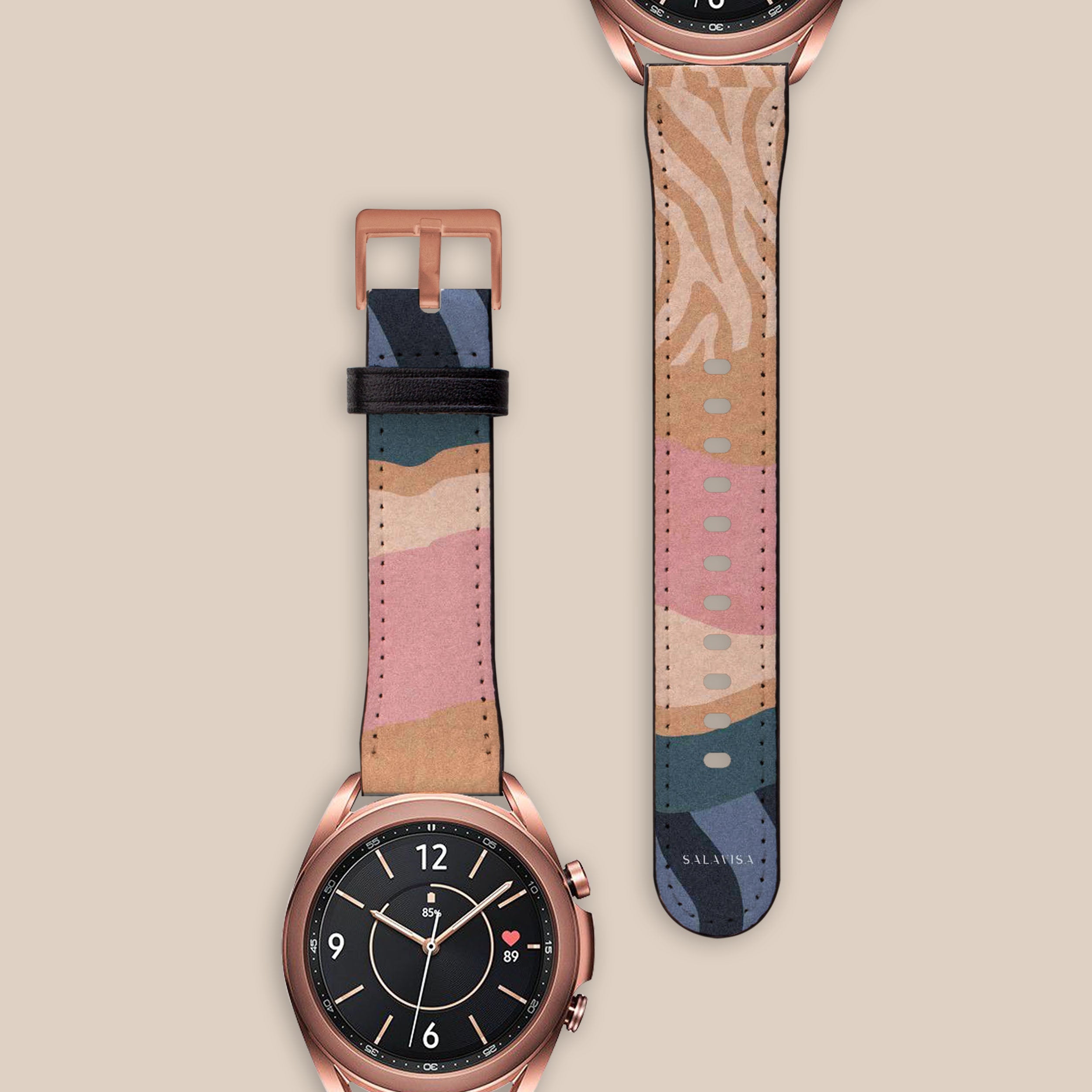 Pink Dreamy Galaxy Watch Band for Women - Stylish & Comfortable Smartwatch Strap Compatible with Samsung Galaxy Watch - Perfect for Workouts, Running & Everyday Wear
