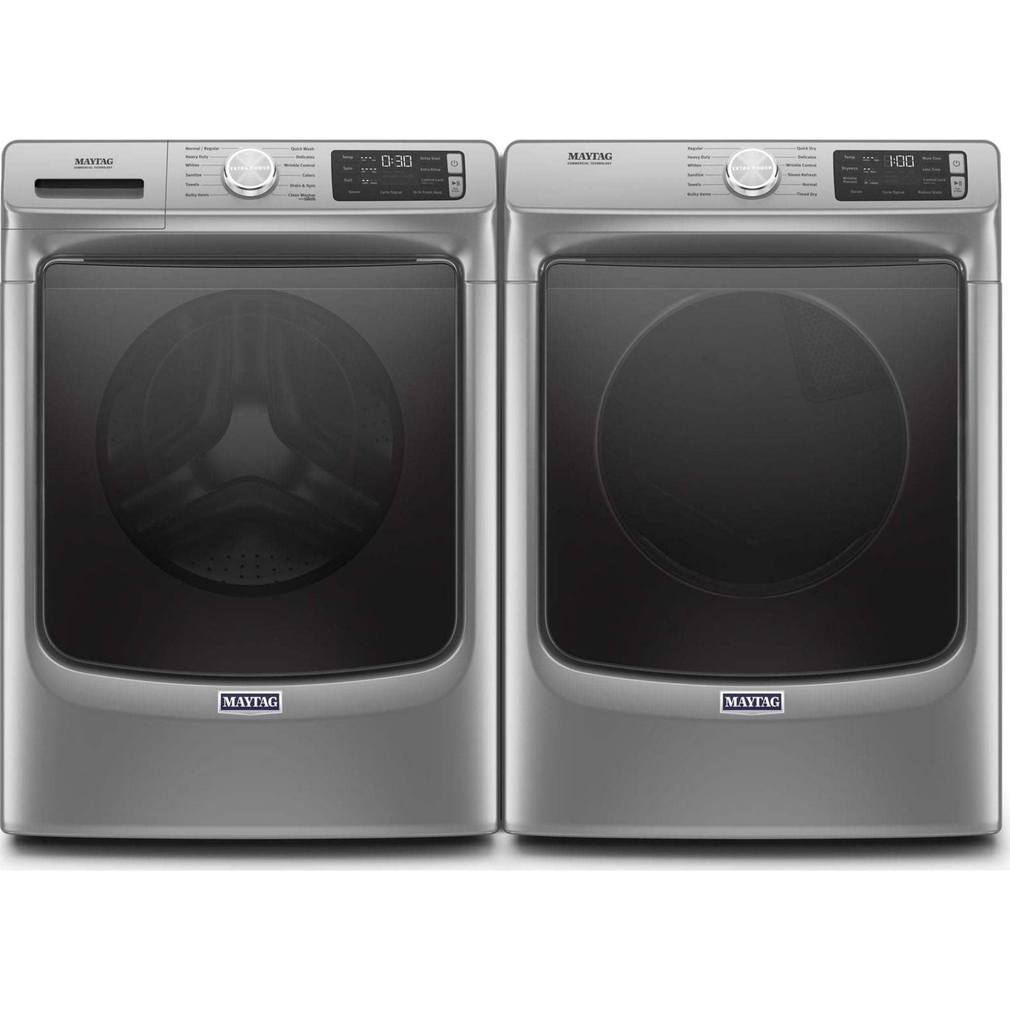 Maytag MHW6630HC 4.5 Cu. Ft. Front Load Washer in Metallic Slate - Energy Efficient, Large Capacity Laundry Machine for Home & Apartment Use