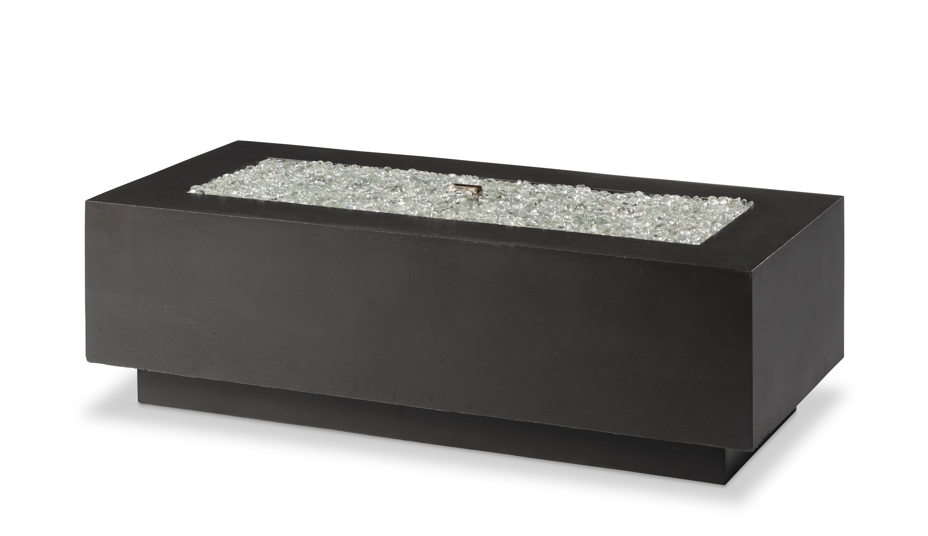 Outdoor GreatRoom Company Cove 54 Inch Linear Propane Gas Fire Pit Table with 42 Inch Crystal Fire Burner - Midnight Mist (CV 54MM) | Perfect for Patio, Backyard, and Outdoor Gatherings
