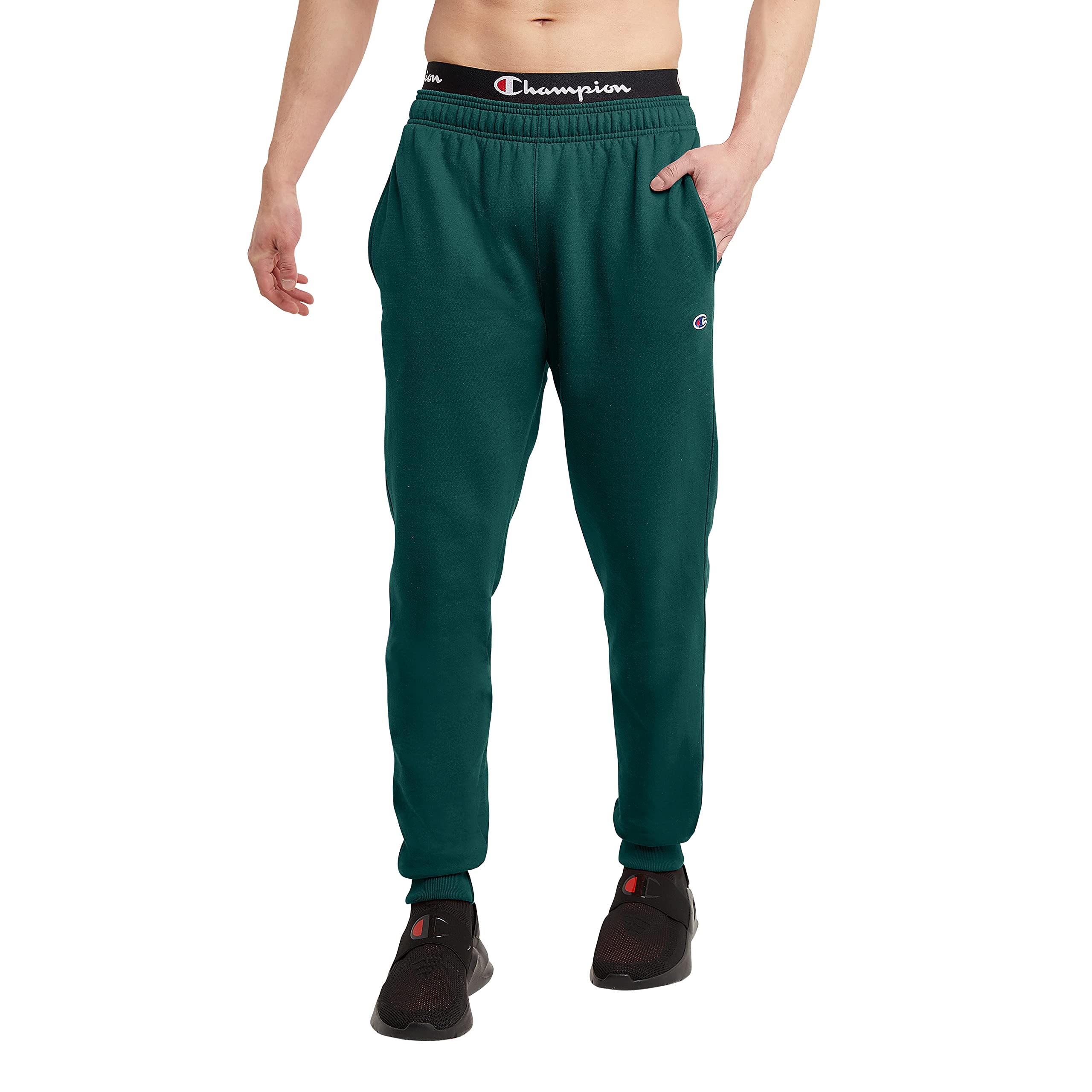 Champion Men's Powerblend Fleece Joggers & Sweatpants - Regular & Big & Tall Sizes - Comfortable Lounge Pants for Gym, Running, and Casual Wear
