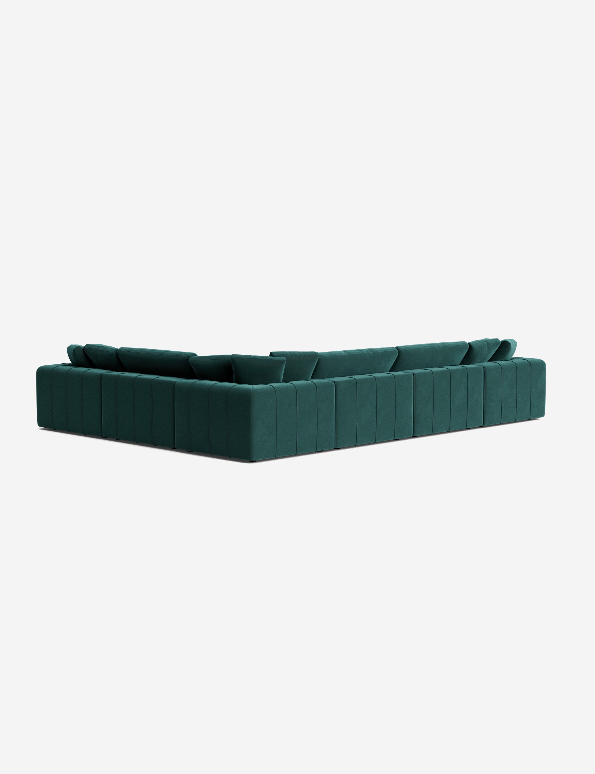 Capella Modular Corner Sectional Sofa - Modern L-Shaped Couch for Living Room, Home Theater & Lounge Areas | Customizable Comfortable Furniture