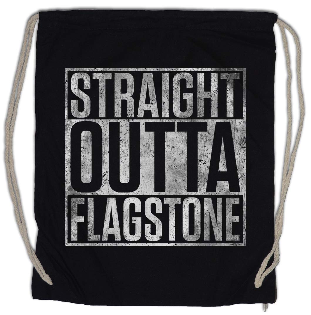 Straight Outta Flagstone Drawstring Bag - Durable Gym Sack for Workouts & Sports | Perfect for Gym, Yoga, Travel & School Essentials