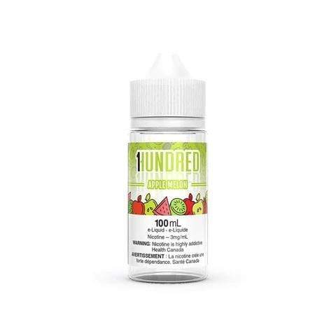 Premium Apple Melon E-Liquid by 1HUNDRED - 100mL Vape Juice for Refillable Pods & Mods - Sweet Fruity Flavor - Made in Alberta - Perfect for All-Day Vaping & Cloud Chasing