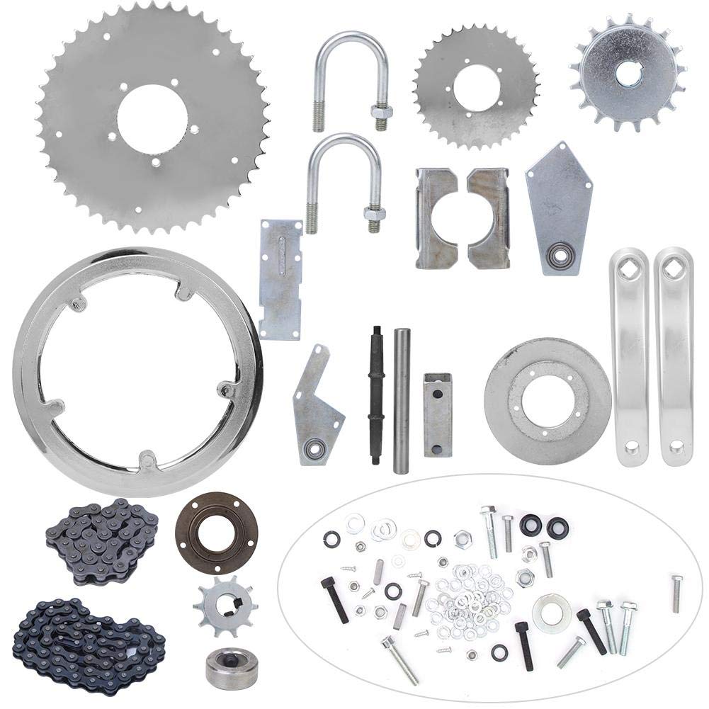 Alomejor Motorized Bike Jackshaft Kit - Center Shaft Drive Conversion Set for Mountain & Road Bikes | DIY E-Bike Upgrade for Commuting & Off-Road Adventures