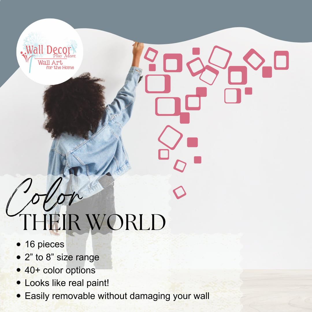 Funky Vinyl Wall Stickers 20-Pack - Lipstick Design for Home Decor
