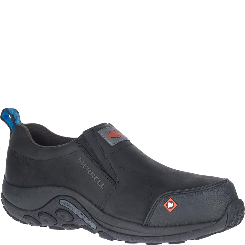 Merrell Men's Jungle Moc LTR CT CSA Safety Work Shoes - Slip Resistant & Comfortable for Construction, Warehouse & Outdoor Work