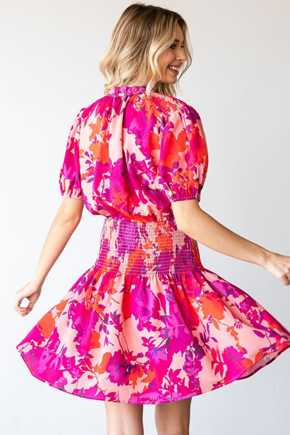 Floral Short Resort Dress for Women - Summer Beach Vacation, Pool Party & Tropical Getaway Outfit