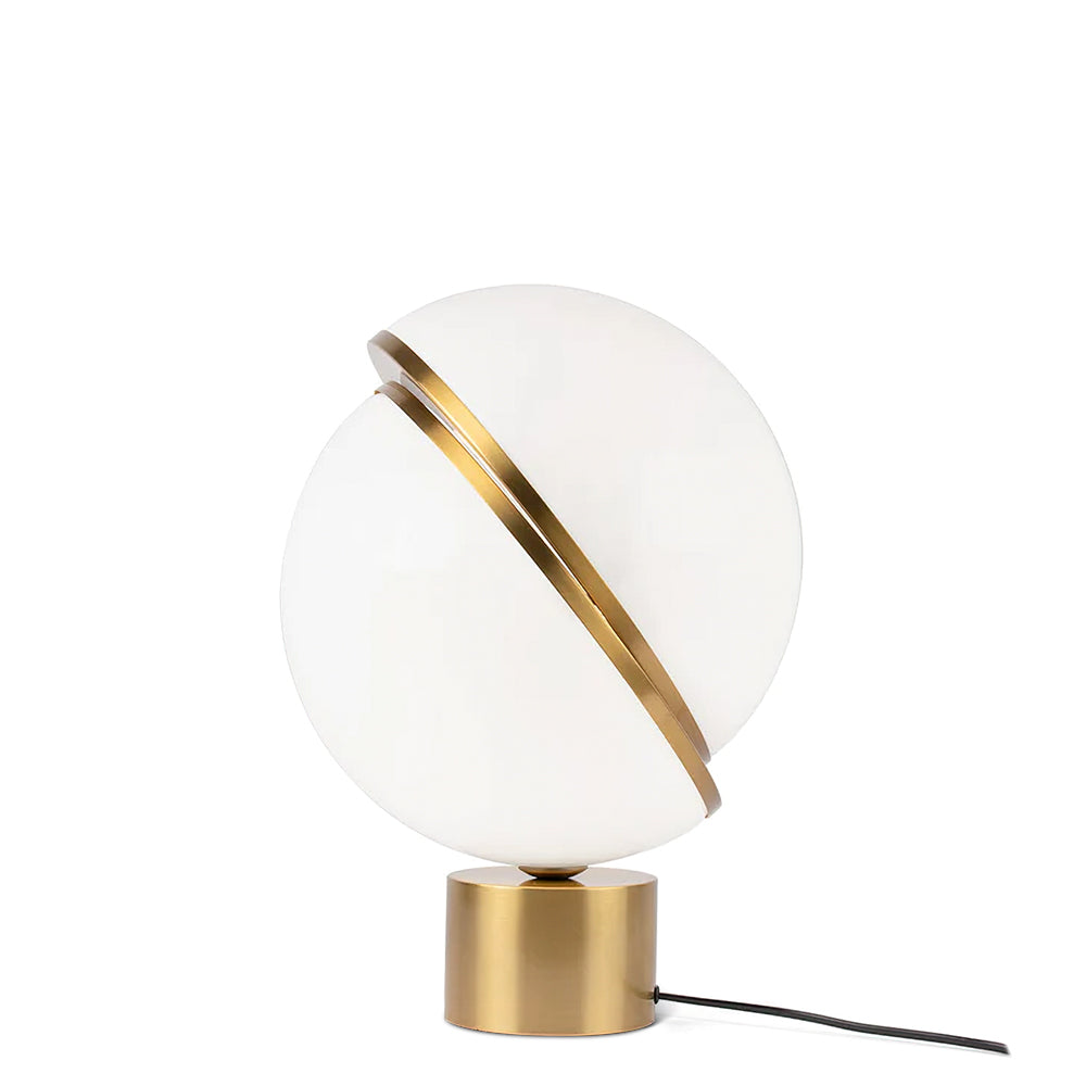 Modern Crescent Table Lamp - Adjustable LED Bedside Night Light for Bedroom, Living Room & Office - Warm White & Cool White Light Modes