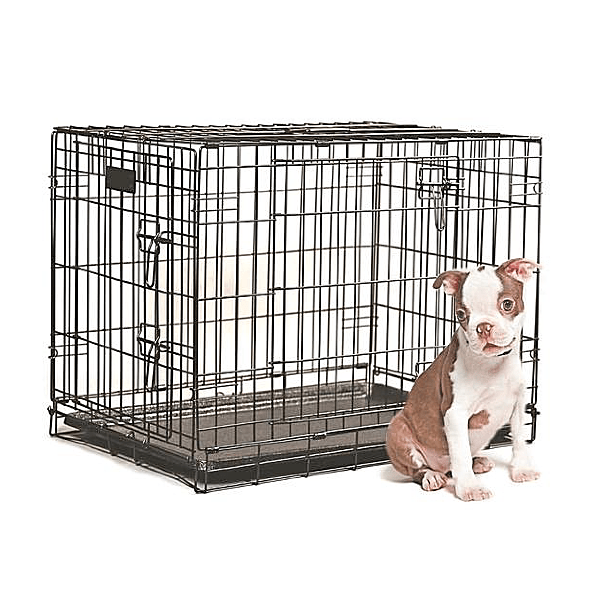 Premium Dog Training Crate - Heavy Duty Foldable Pet Cage for Puppy & Adult Dogs - Perfect for Housebreaking, Travel & Vet Visits