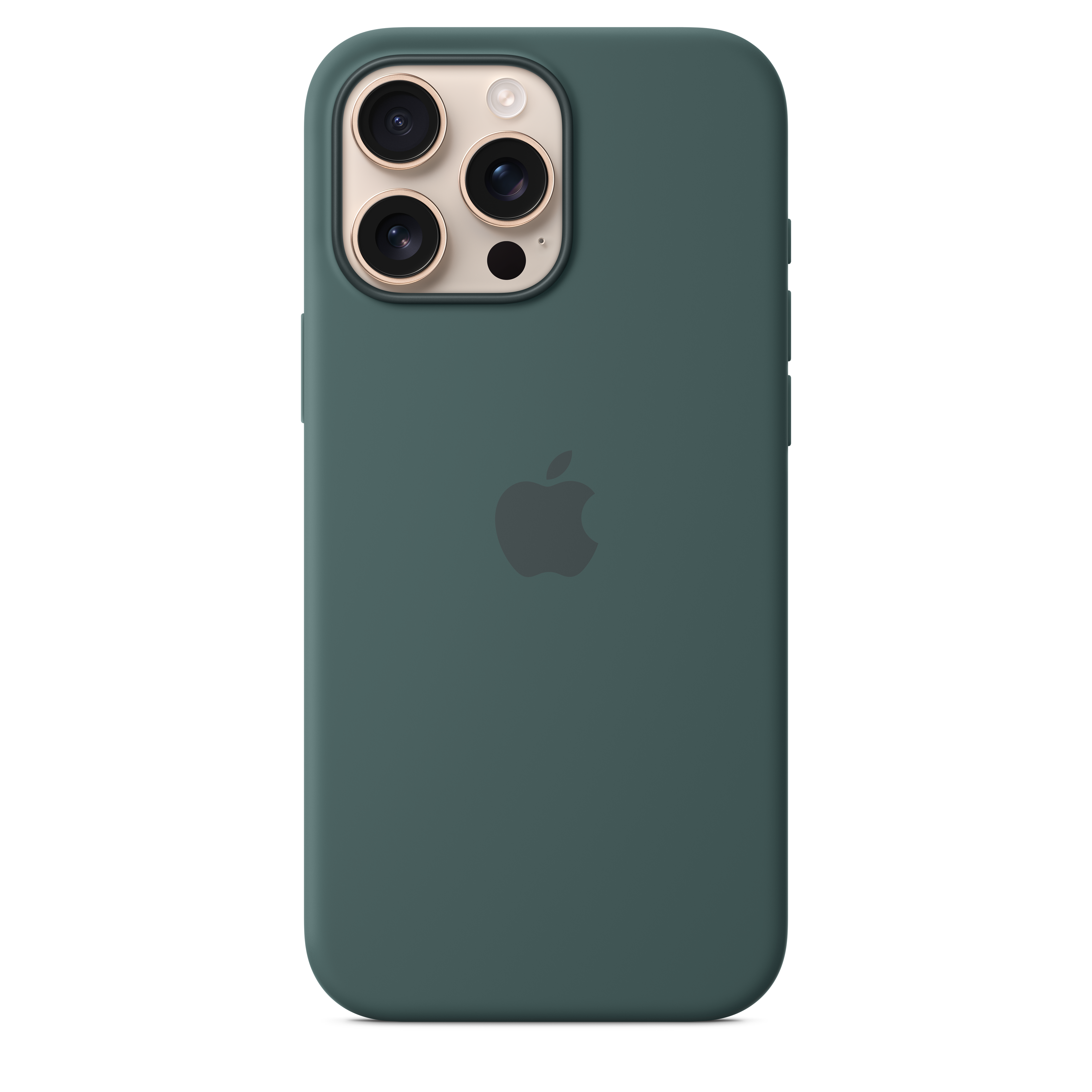 Magnetic Silicone Case with MagSafe for iPhone 16 Pro Max - Lake Green | Slim Protective Cover for Everyday Use & Wireless Charging