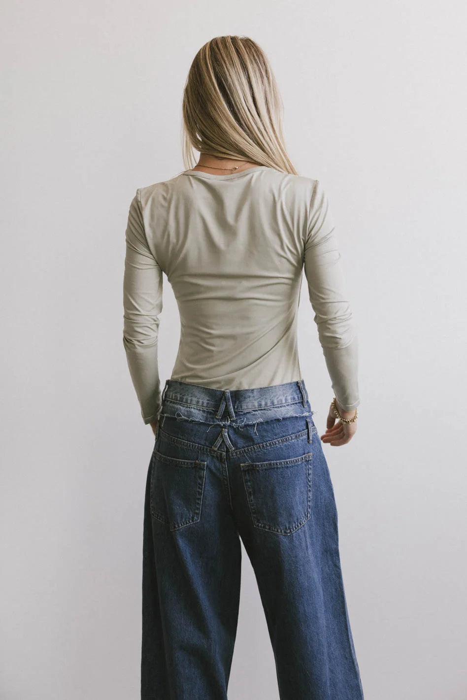Women's Sage Green Iris Basic Top - Soft Casual T-Shirt for Everyday Wear | Perfect for Outings, Work & Relaxation | FINAL SALE