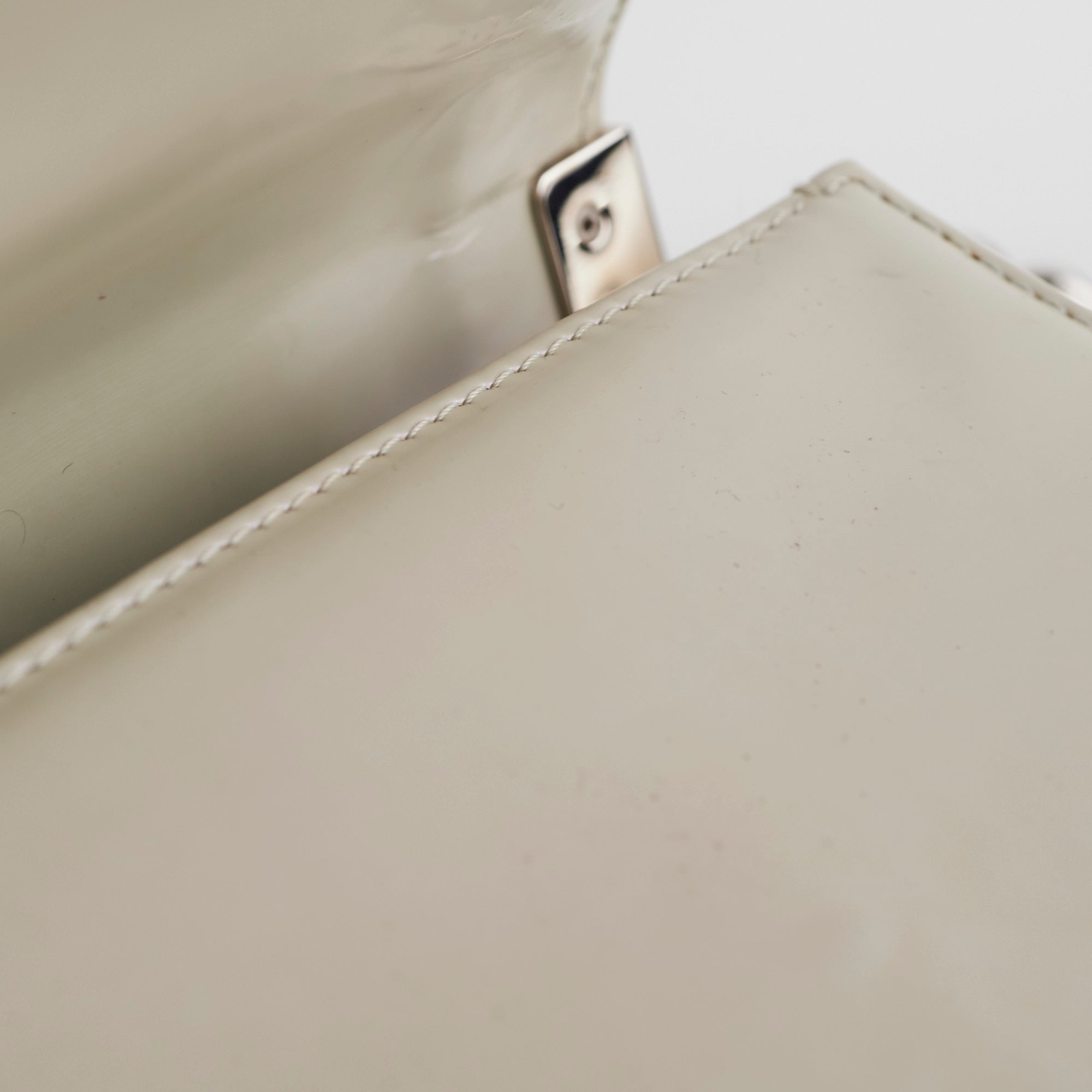 Chanel Boy Old Medium Iridescent Light Grey Leather Shoulder Bag - Luxury Designer Handbag for Women, Perfect for Evening Parties & Special Occasions