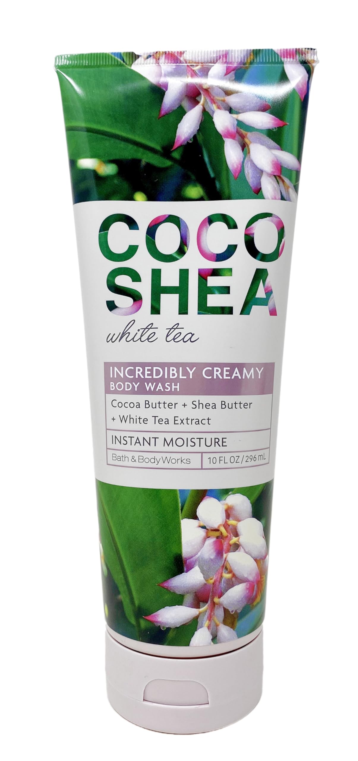 Bath & Body Works Coconut Shea White Tea Body Wash - 2 Pack Ultra Creamy Moisturizing Shower Gel for Dry Skin - Perfect for Daily Hydration & Relaxing Bath Time