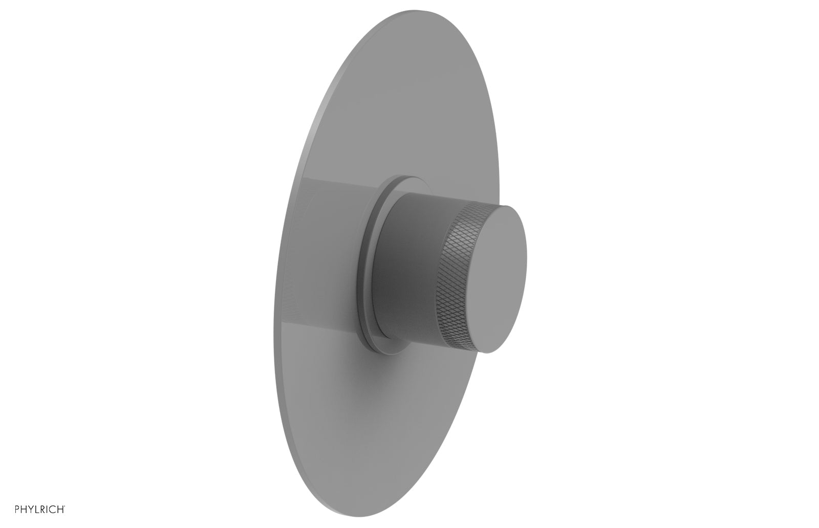 BASIC II Pressure Balance Round Shower Plate & Handle Trim Kit with Knurled Handle - 4 180 GPM Flow Rate - Perfect for Bathroom Renovation and Modern Home Upgrade
