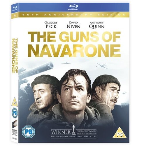 The Guns of Navarone Blu-ray | Classic WWII Adventure Movie | Perfect for History Buffs & Film Collectors | Great for Movie Nights & Gifts