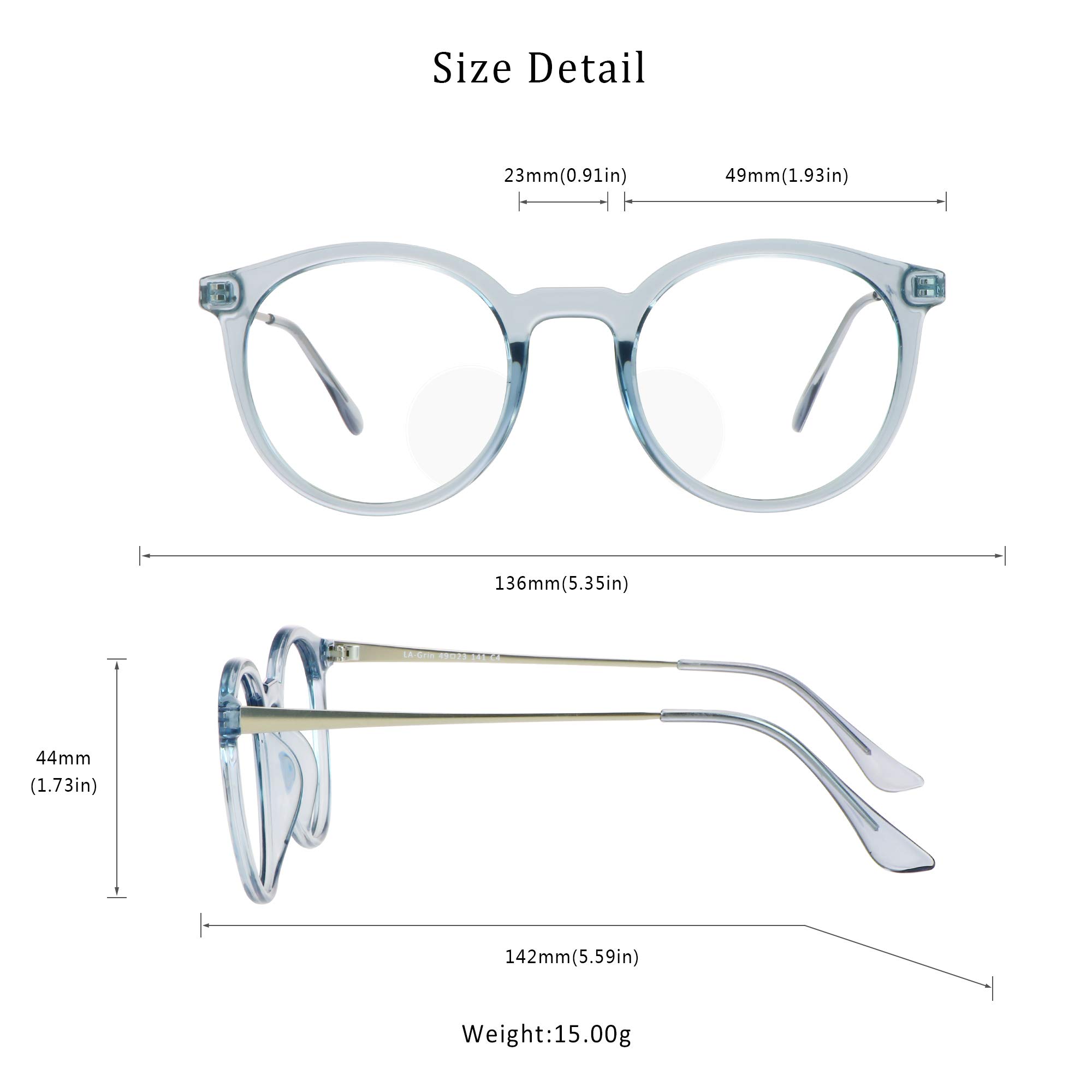LifeArt Bifocal Reading Glasses with Blue Light Blocking - Stylish & Comfortable Unisex Eyewear for Computer Work, Reading & Screen Time
